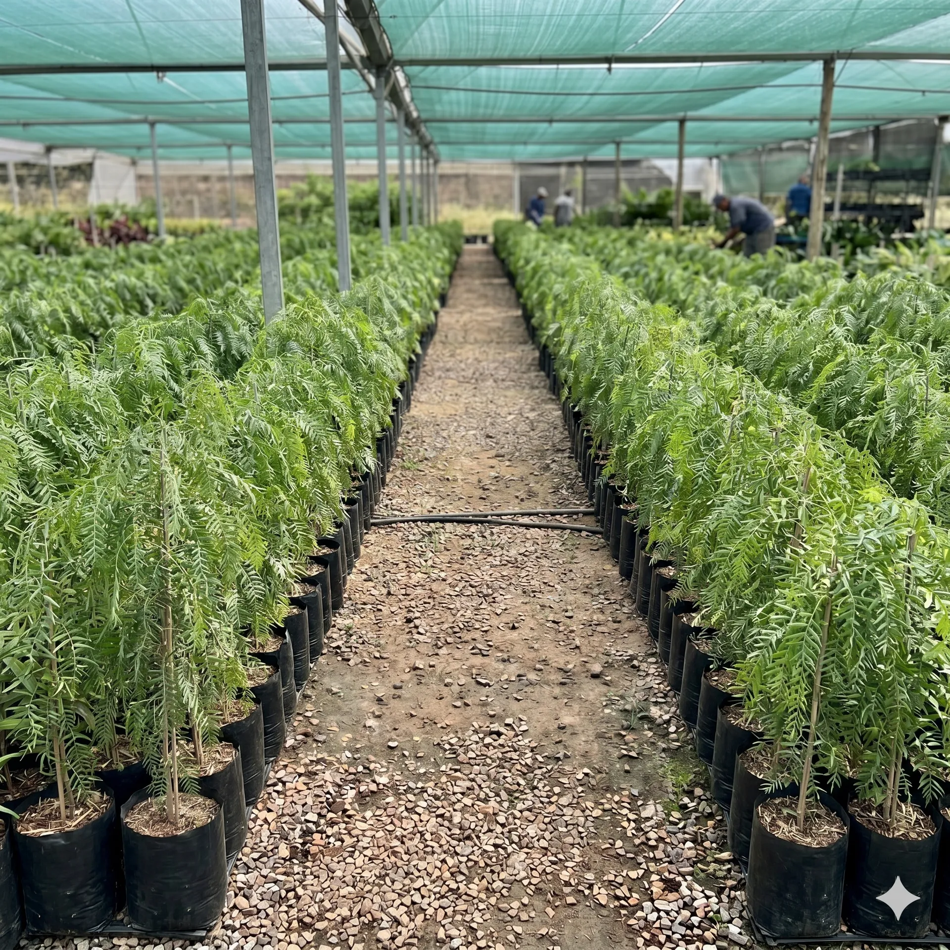 lote de mudas de aroeira salsa de 60 centimetros a 1 metro