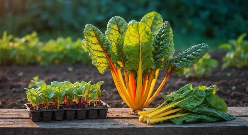 Capa do guia de compra de muda de Acelga (Beta vulgaris): Acelga: comprar pronta ou plantar