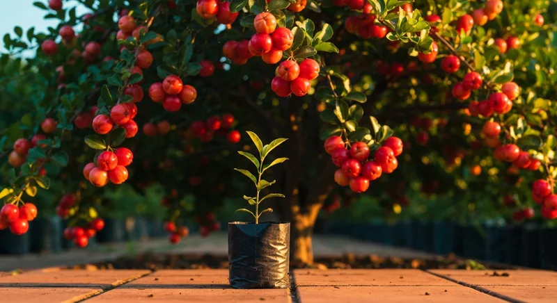 Capa do guia de compra de muda de Acerola (Malpighia emarginata): Acerola