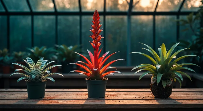 Capa do guia de compra de muda de Bromelia Vriesia (Vriesea splendens): Bromélia Vriésia
