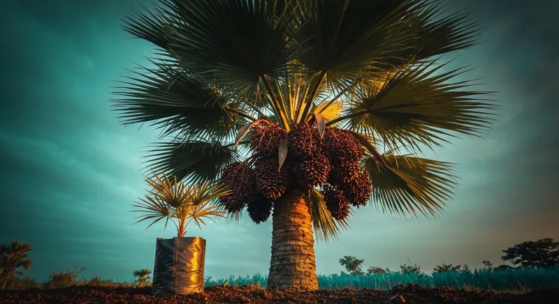Capa do guia de compra de muda de Buriti (Mauritia flexuosa): Buriti vale a pena