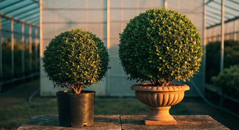 Capa do guia de compra de muda de Buxinho (Buxus sempervirens): Buxinho comum ou japonês (microphylla)
