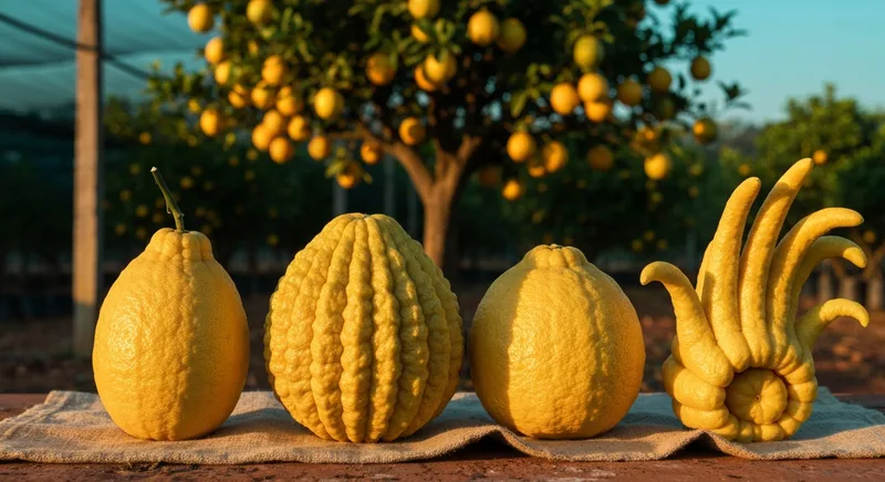 Capa do guia de compra de muda de Cidra (Citrus medica): Cidra: Laranja