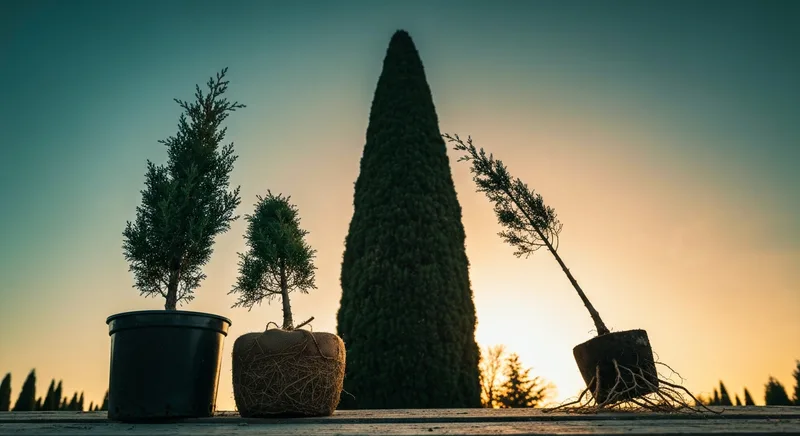 Capa do guia de compra de muda de Cipreste Italiano (Cupressus sempervirens): Cipreste Italiano