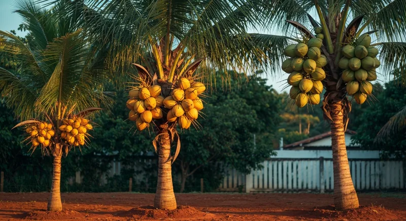 Capa do guia de compra de muda de Coco (Cocos nucifera): Coco Anão