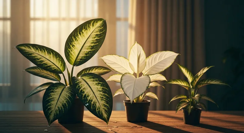 Capa do guia de compra de muda de Comigo Ninguem Pode (Dieffenbachia seguine): Comigo-ninguém-pode: Grande