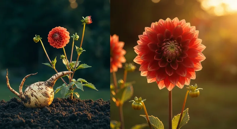 Capa do guia de compra de muda de Dalia (Dahlia pinnata): Dália