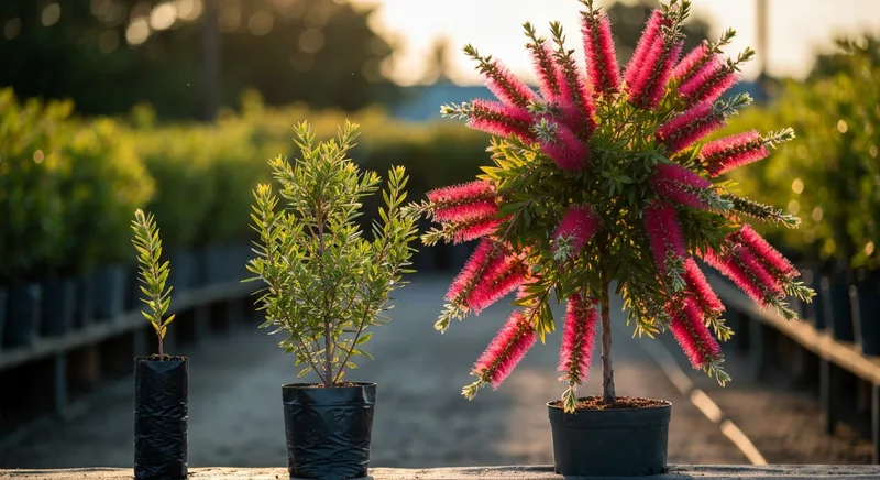 Capa do guia de compra de muda de Escova De Garrafa (Callistemon viminalis): Escova-de-Garrafa