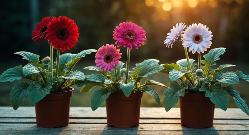 Capa do guia de compra de muda de Gerbera (Gerbera jamesonii): Gérbera