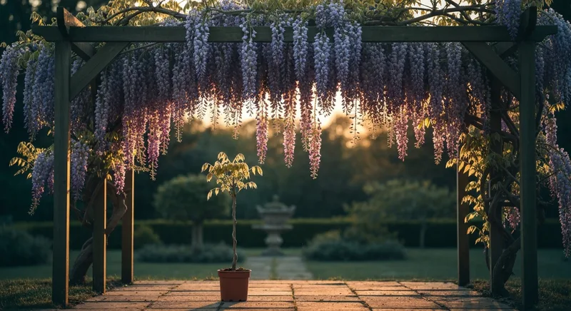 Capa do guia de compra de muda de Glicinia (Wisteria sinensis): Glicínia