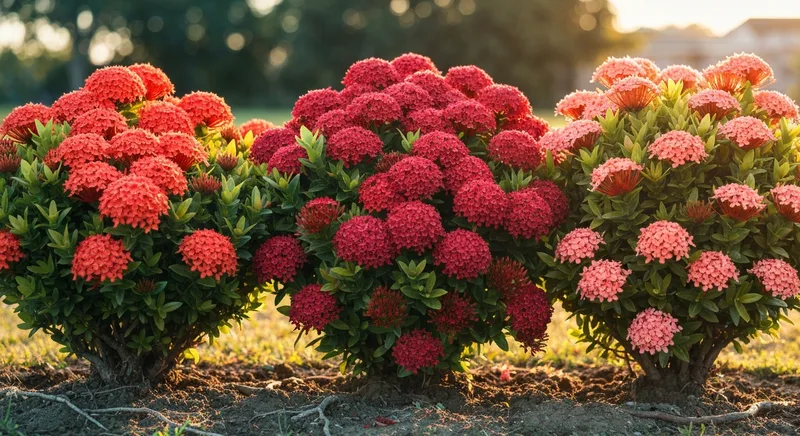Capa do guia de compra de muda de Ixora (Ixora coccinea): Ixora