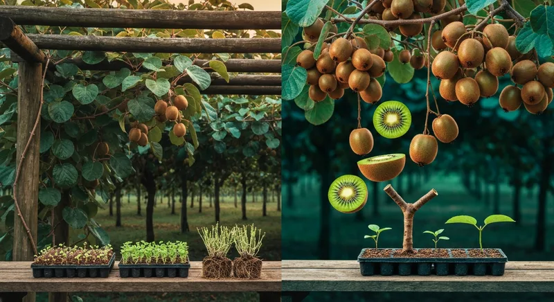 Capa do guia de compra de muda de Kiwi (Actinidia deliciosa): Kiwi
