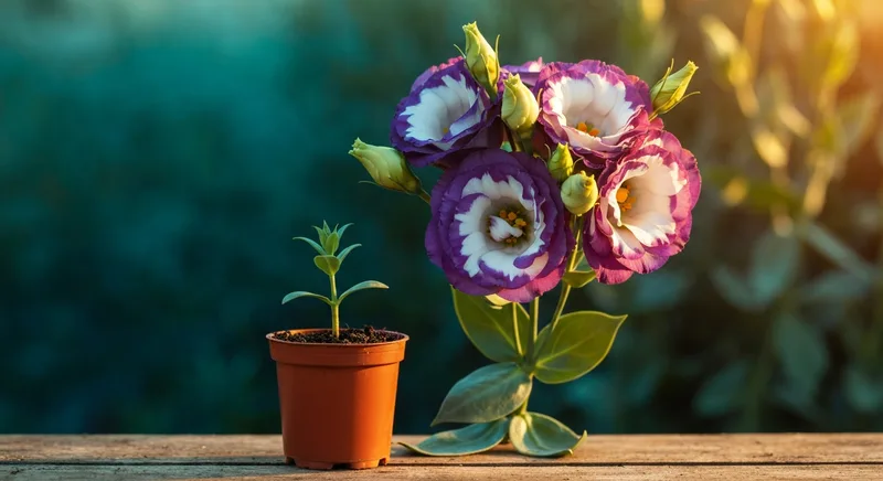 Capa do guia de compra de muda de Lisianthus (Eustoma grandiflorum): Lisianthus