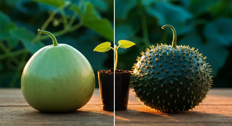 Muda de Maxixe (Cucumis anguria) — Guia de Compra | Link Plantas Capa do guia de compra de muda de Maxixe (Cucumis anguria): Maxixe doce ou amargo