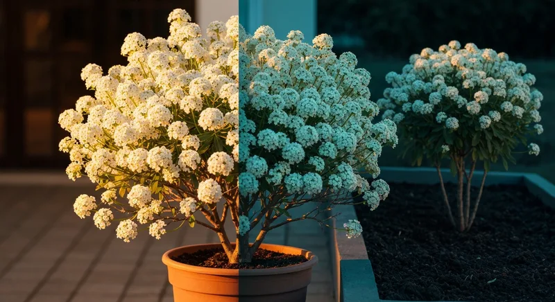 Capa do guia de compra de muda de Neve Da Montanha (Euphorbia leucocephala): Neve da Montanha fica branca o ano todo