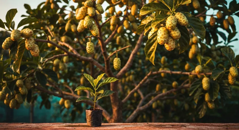 Capa do guia de compra de muda de Noni (Morinda citrifolia): Noni vale a pena