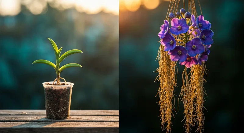 Capa do guia de compra de muda de Orquidea Vanda (Vanda coerulea): Orquídea Vanda