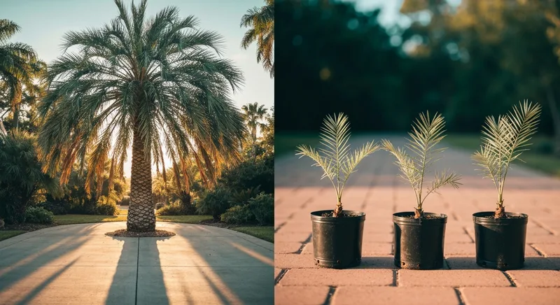 Capa do guia de compra de muda de Palmeira Das Canarias (Phoenix canariensis): Palmeira das Canárias vale a pena
