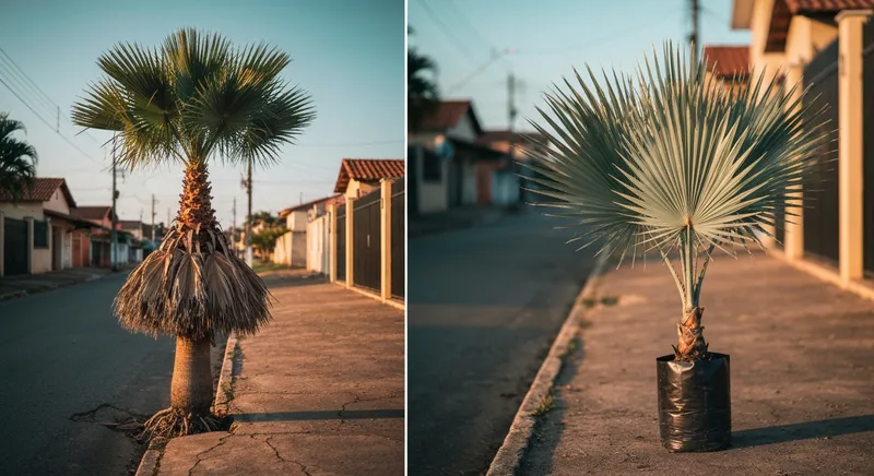 Capa do guia de compra de muda de Palmeira Leque Mexicana (Washingtonia robusta): Palmeira Leque Mexicana