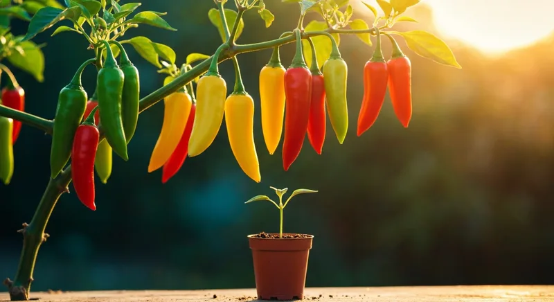 Capa do guia de compra de muda de Pimenta Dedo De Moca (Capsicum baccatum): Pimenta dedo-de-moça: muda ou semente