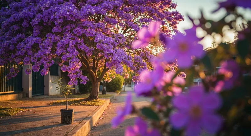 Capa do guia de compra de muda de Quaresmeira (Tibouchina granulosa): Quaresmeira