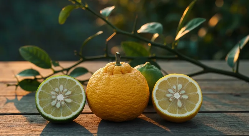 Capa do guia de compra de muda de Yuzu (Citrus junos): Limão Yuzu vale a pena